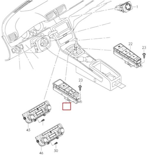 Control module with keyboard satin black 3