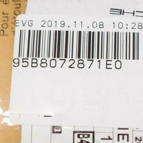 Licence plate holder Black 6