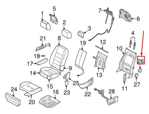 FRONT SEAT LUMBAR ADJUSTER 2