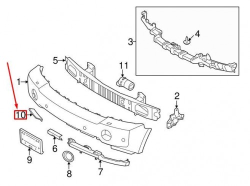 Front Bumper Grille 6