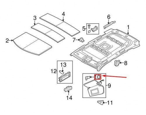 Retainer undefined undefined Sun Visor 2