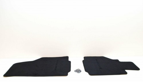 1 set foot mats Black 3