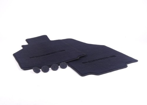 1 set foot mats Black 7