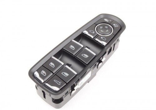 SCHALTER FUER ELEKTRISCHEN FENSTERHEBER MATTSCHWARZ/HOCHGLANZ