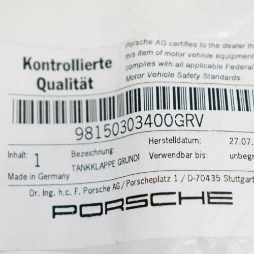 Fuel filler flap Prime coa 12