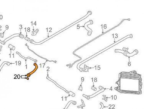 Coolant hose 9